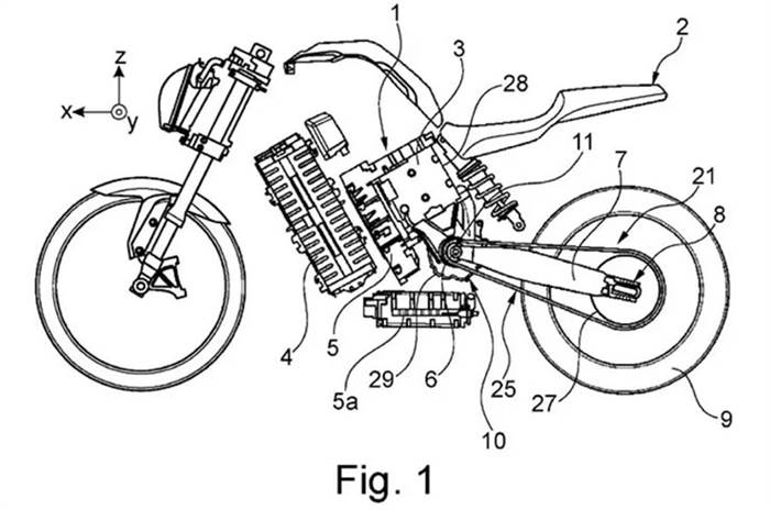 BMW electric motorcycle patent leaked